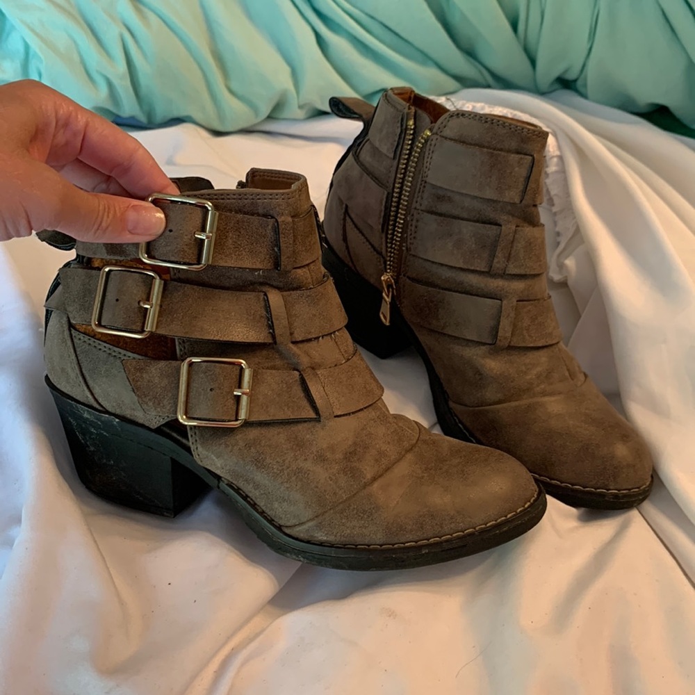 Grey Booties - image 1